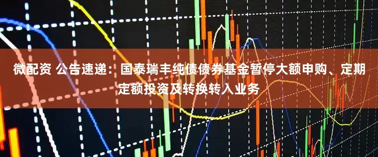 微配资 公告速递：国泰瑞丰纯债债券基金暂停大额申购、定期定额投资及转换转入业务