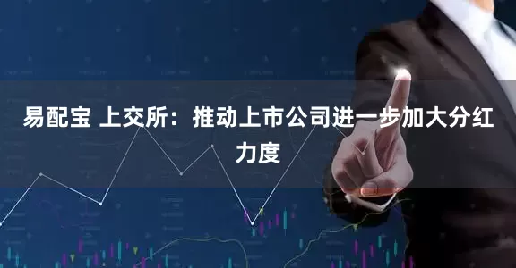 易配宝 上交所：推动上市公司进一步加大分红力度